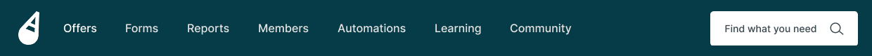 Proposed top navigation redesign with quick access to common tasks