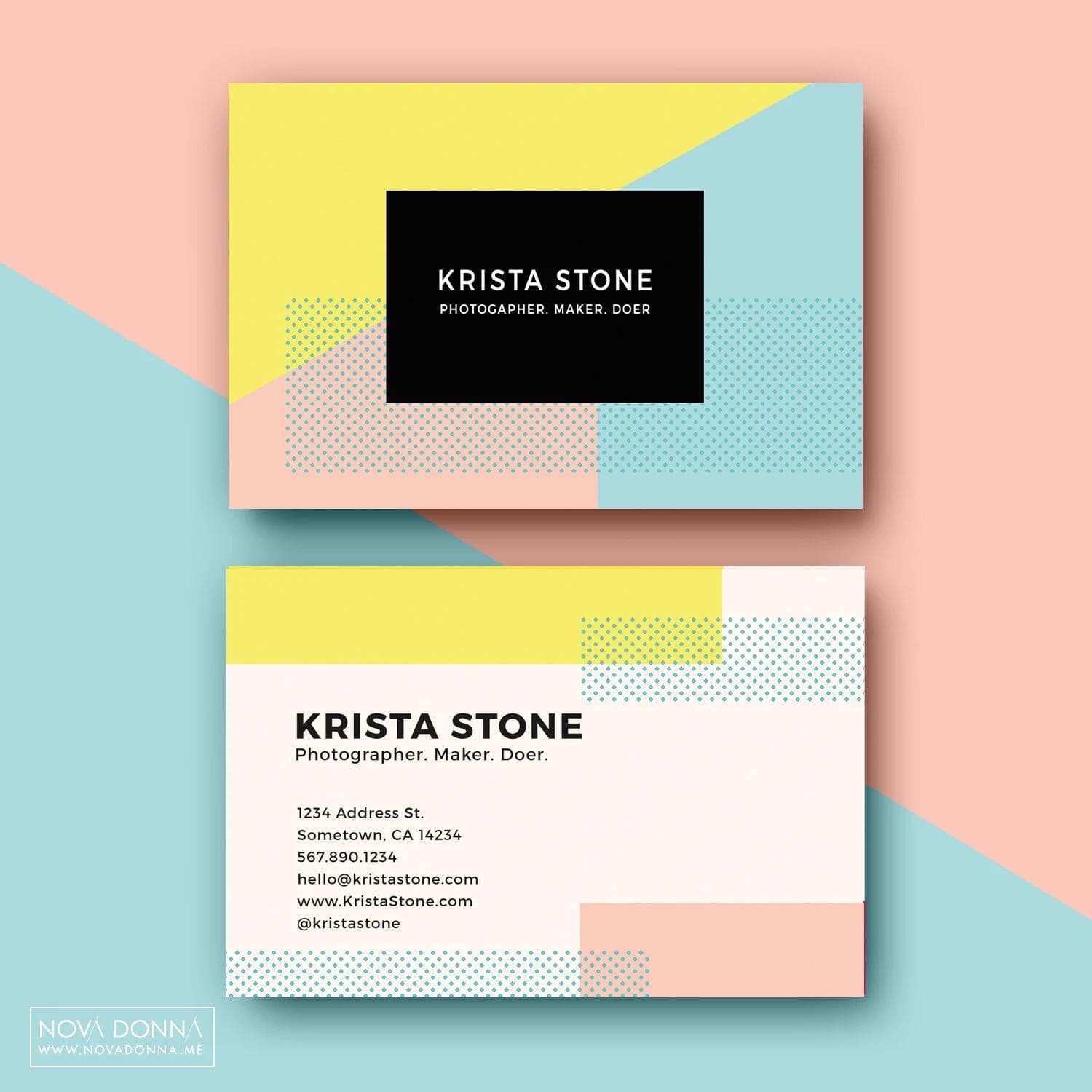 business card design