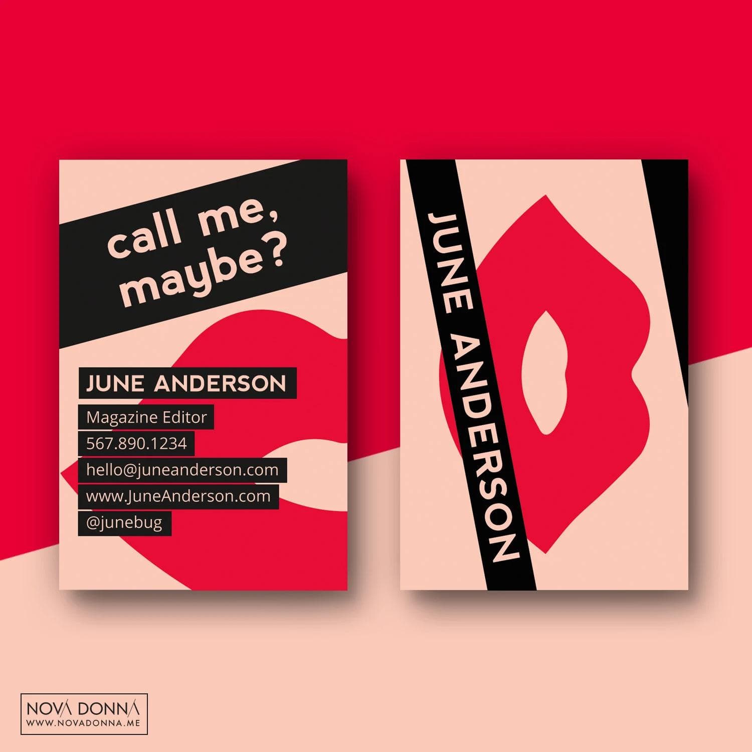 business card design