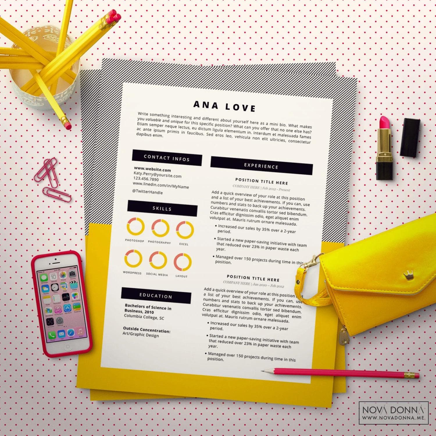 resume template design