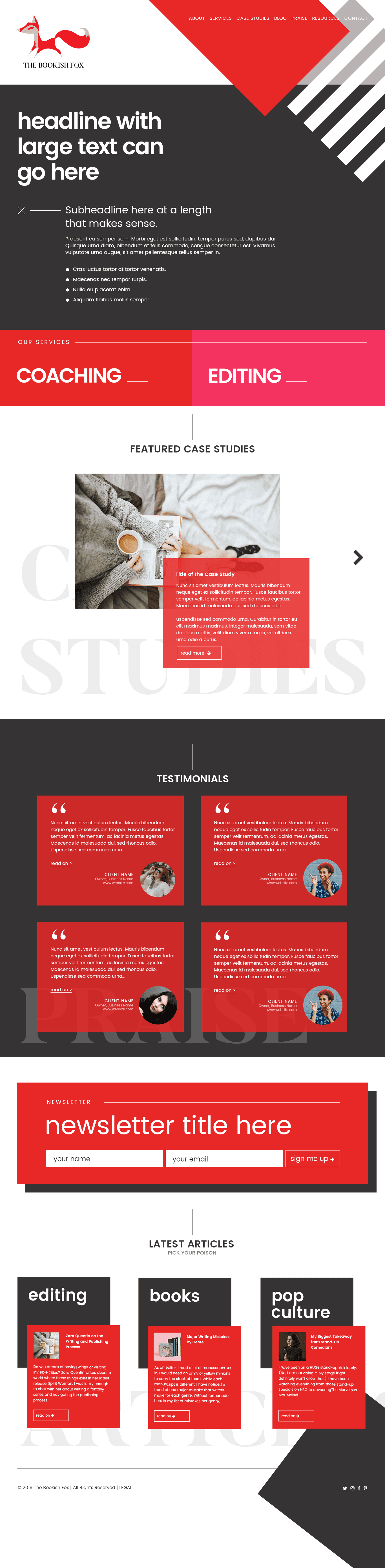 website design